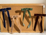 New! Velvet Bow Ring - set of 6