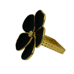Black Flower - Set of 6