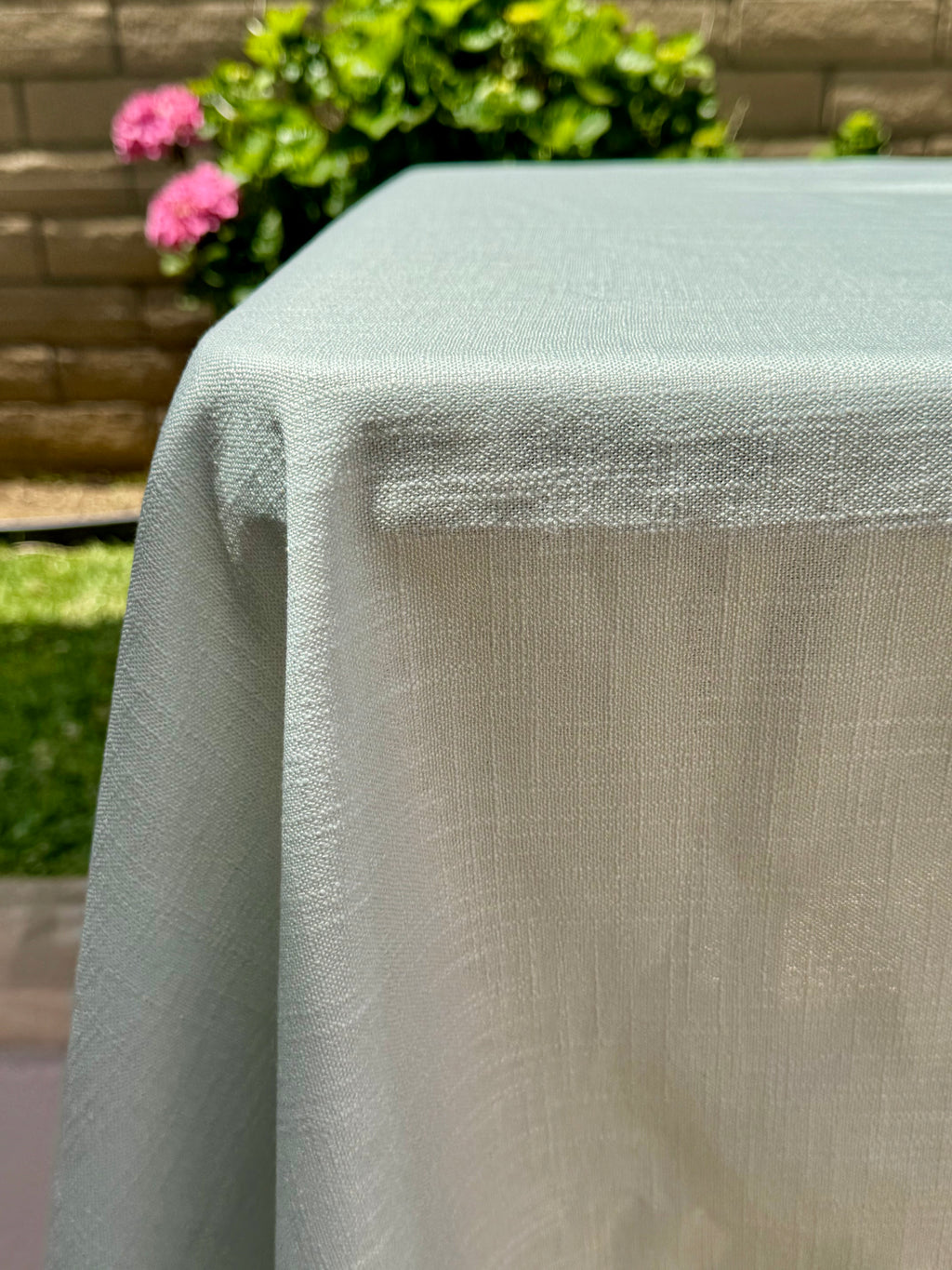 Sage Burlap - Spill Proof
