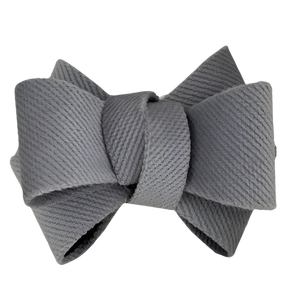 GREY bow ring - Set of 6
