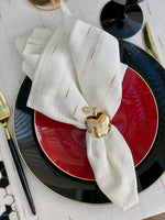 Gold Pindrop Napkin (Pack of 6)