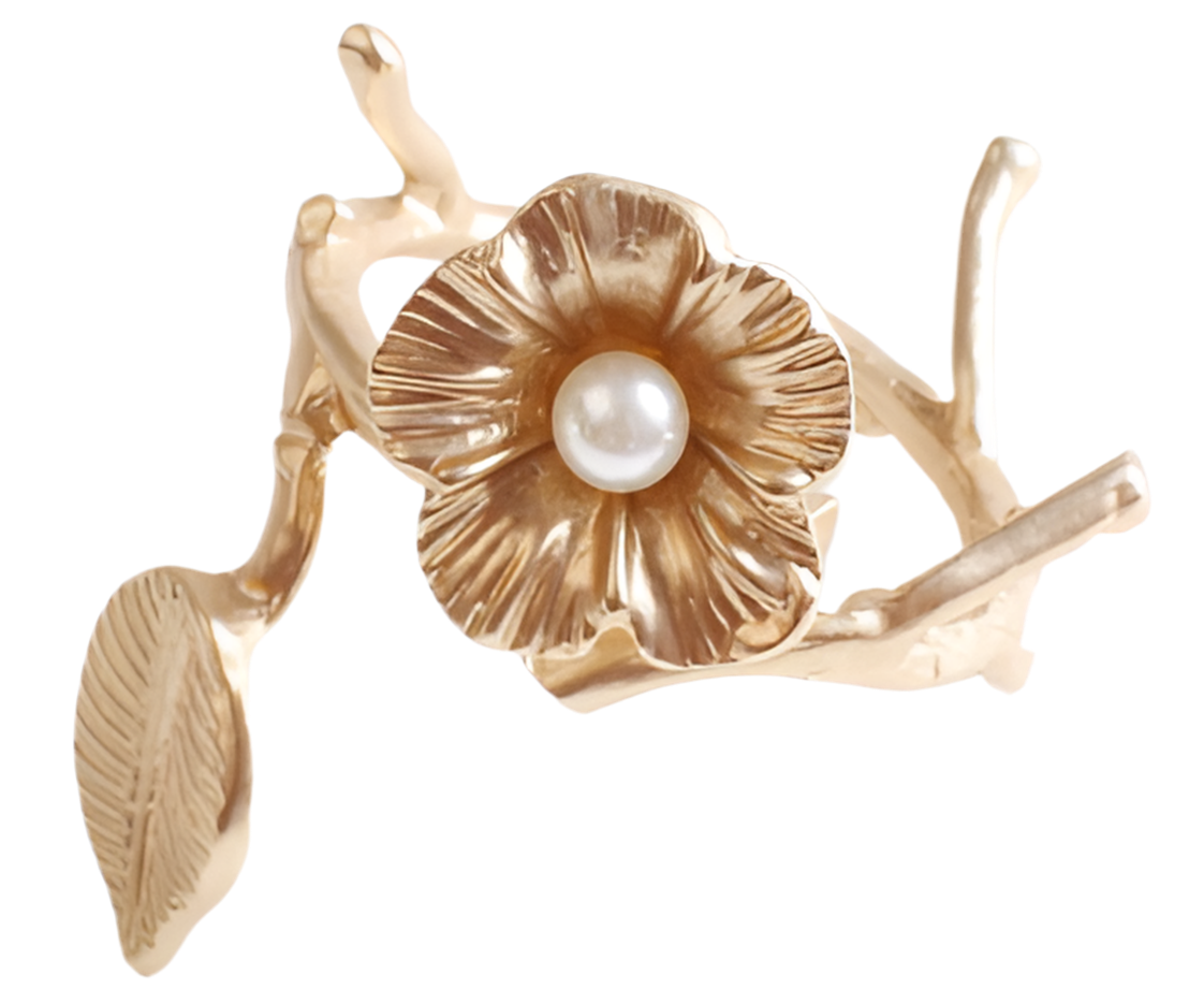 Gold branch - Set of 4
