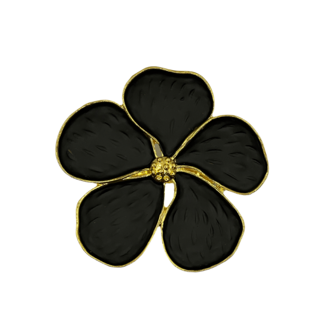 Black Flower - Set of 6