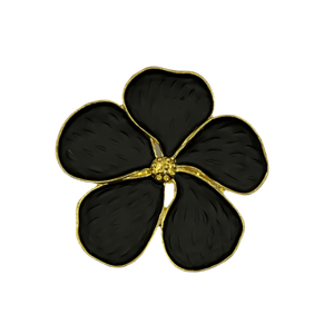 Black Flower - Set of 6
