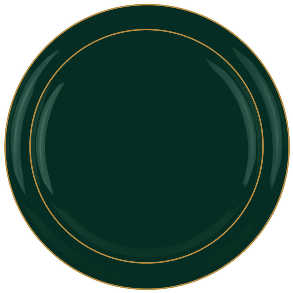 Emerald green & gold (pack of 20) Simple, classic, and a modern edge