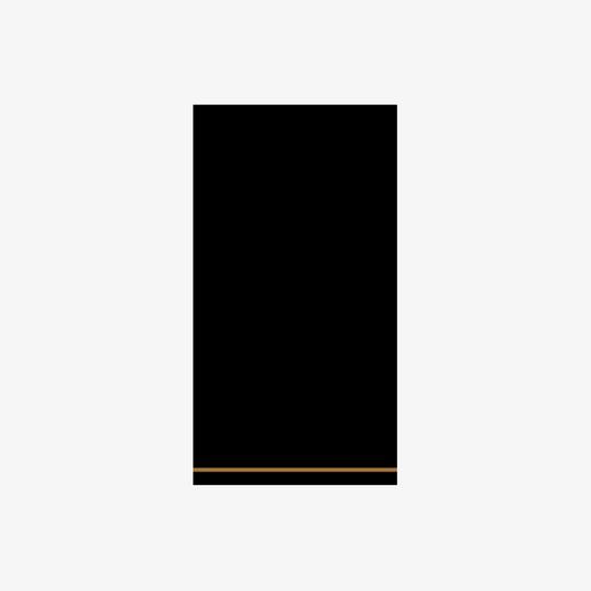 20 PK Black with Gold Stripe Lunch Paper Napkins