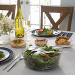 80 Oz. Round Clear Plastic Serving Bowls - Serving Bowl