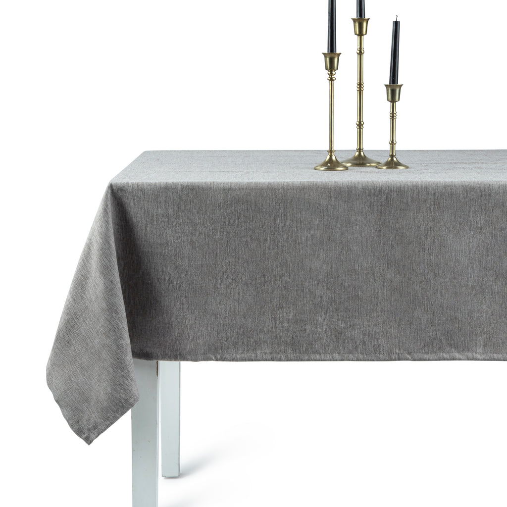 THE BROOKLYN - GREY FAUX LINEN FAUX LINEN