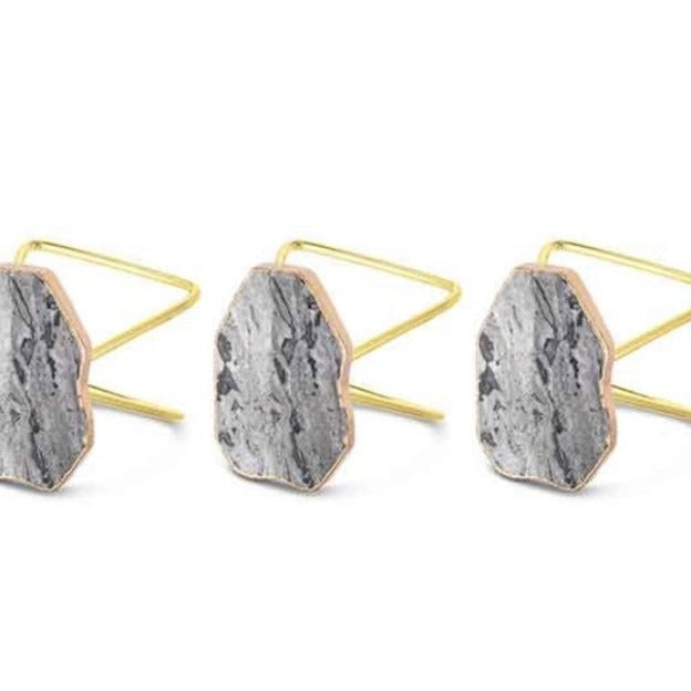 Marble Ring - Set of 4 - Available in 2 colors