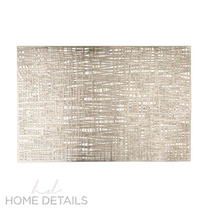 Santorini Placemats Home Details Barcelona Metallic Placemat in Gold