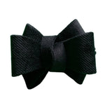 BLACK Bow Ring - Set of 6