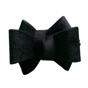 BLACK Bow Ring - Set of 6