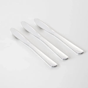 Classic Flatware Knives Classic Design Silver Plastic Knives | 20 Knives