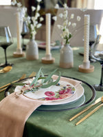 Velvet Olive Green tablecloth