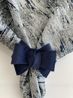 NAVY Bow ring - Set of 6