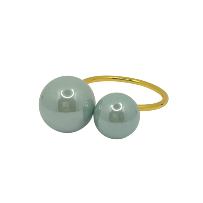 Pearl Ring - Set of 6 - Available in 6 colors