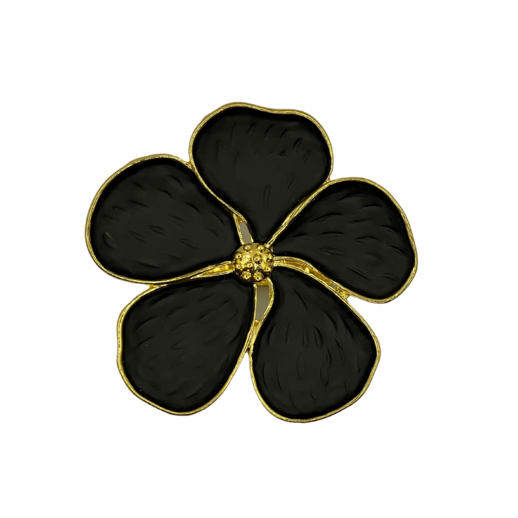 Black Flower - Set of 6
