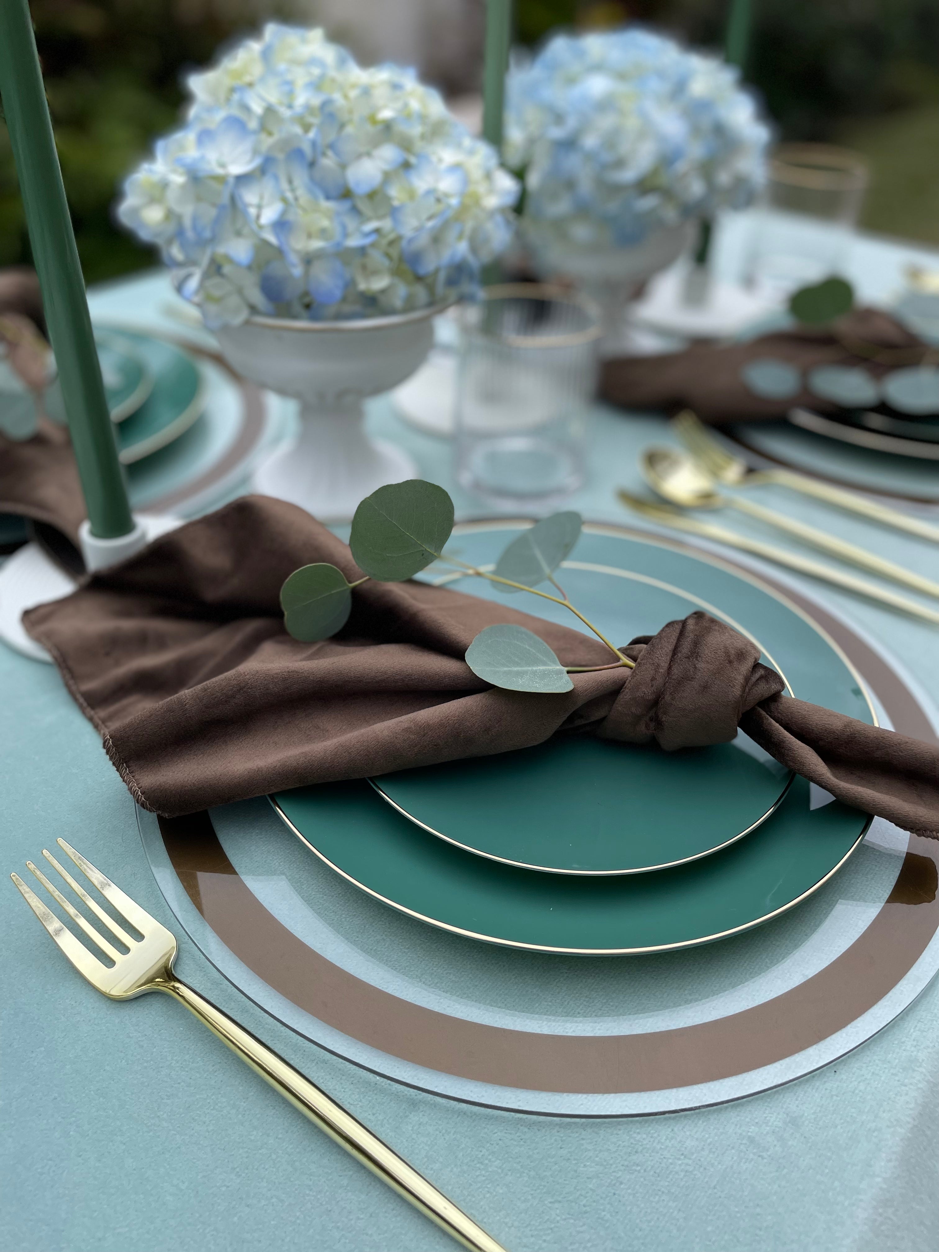 Velvet Mint tablecloth