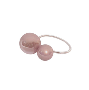 Pearl Ring - Set of 6 - Available in 6 colors