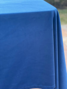 Velvet Navy Tablecloth
