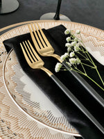 Velvet Black Napkins (Pack of 6)