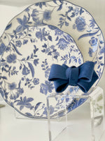 NAVY Bow ring - Set of 6
