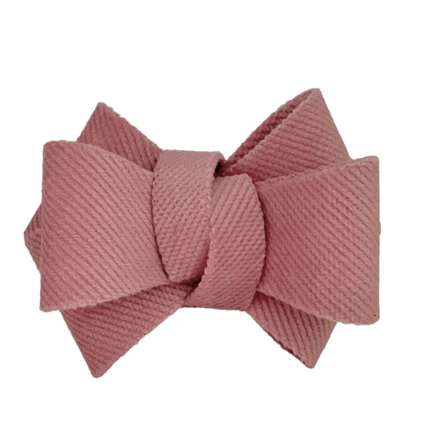 ROSE PINK bow ring - Set of 6