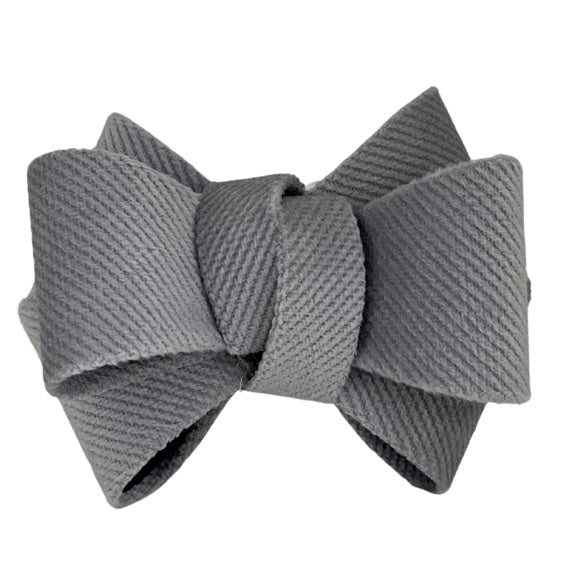 GREY bow ring - Set of 6