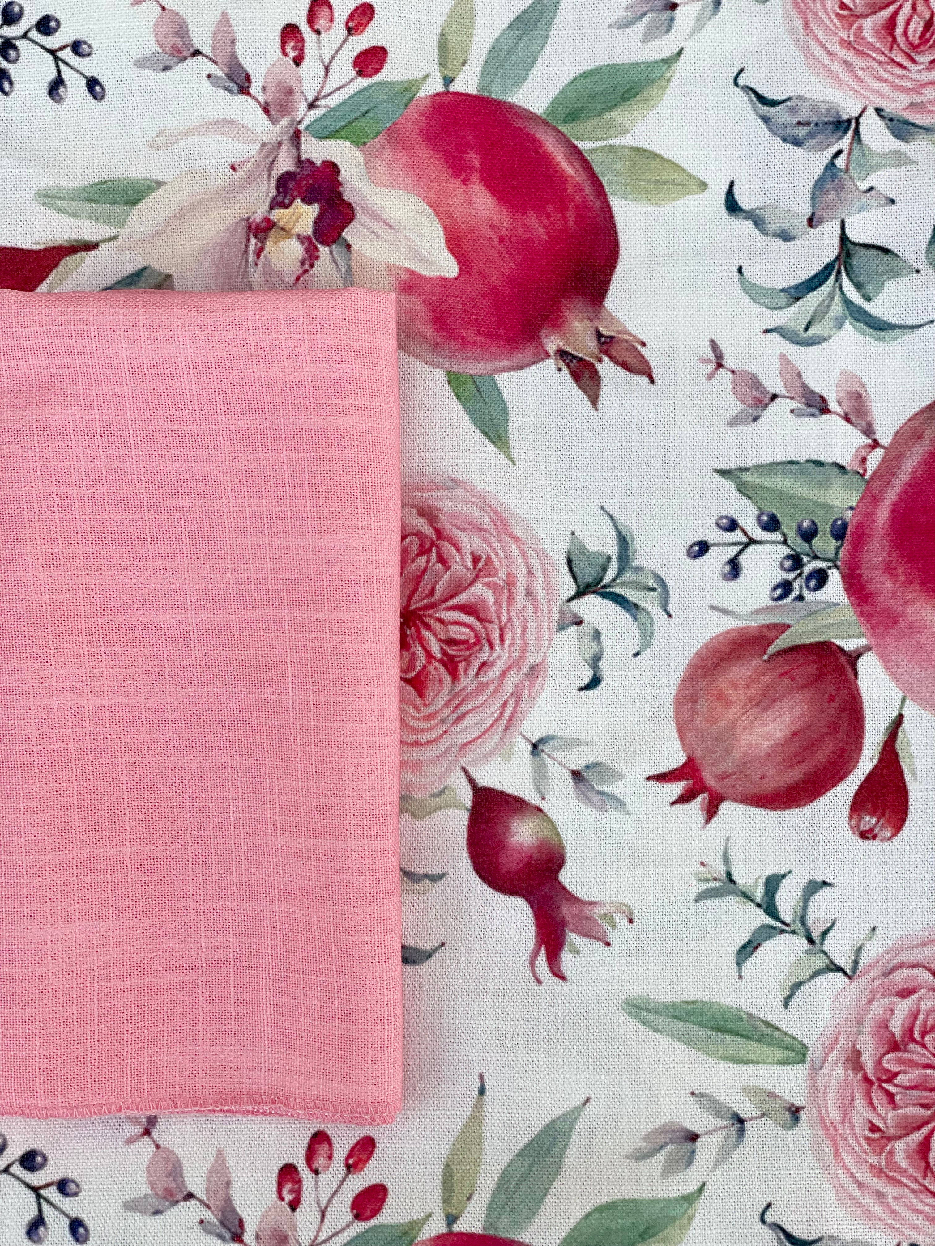 Coral Pink Burlap Napkin - Pack of 6 - 25% Off