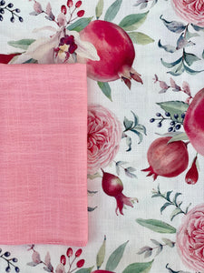 Coral Pink Burlap Napkin - Pack of 6 - 25% Off