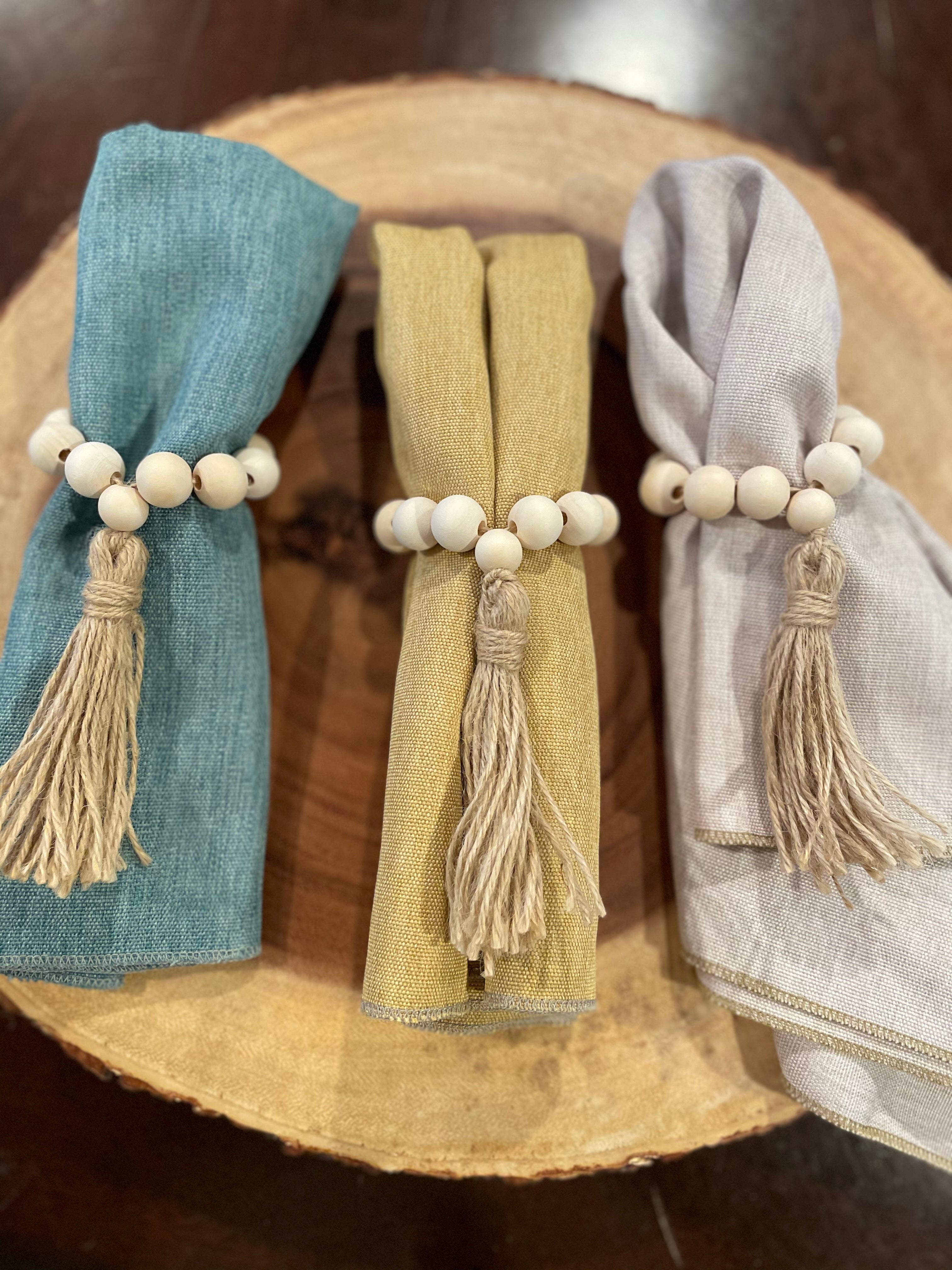 Beaded Rings - Set of 4