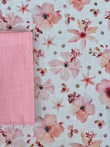 Pink pastel Burlap Napkin - Pack of 6 - 25% Off