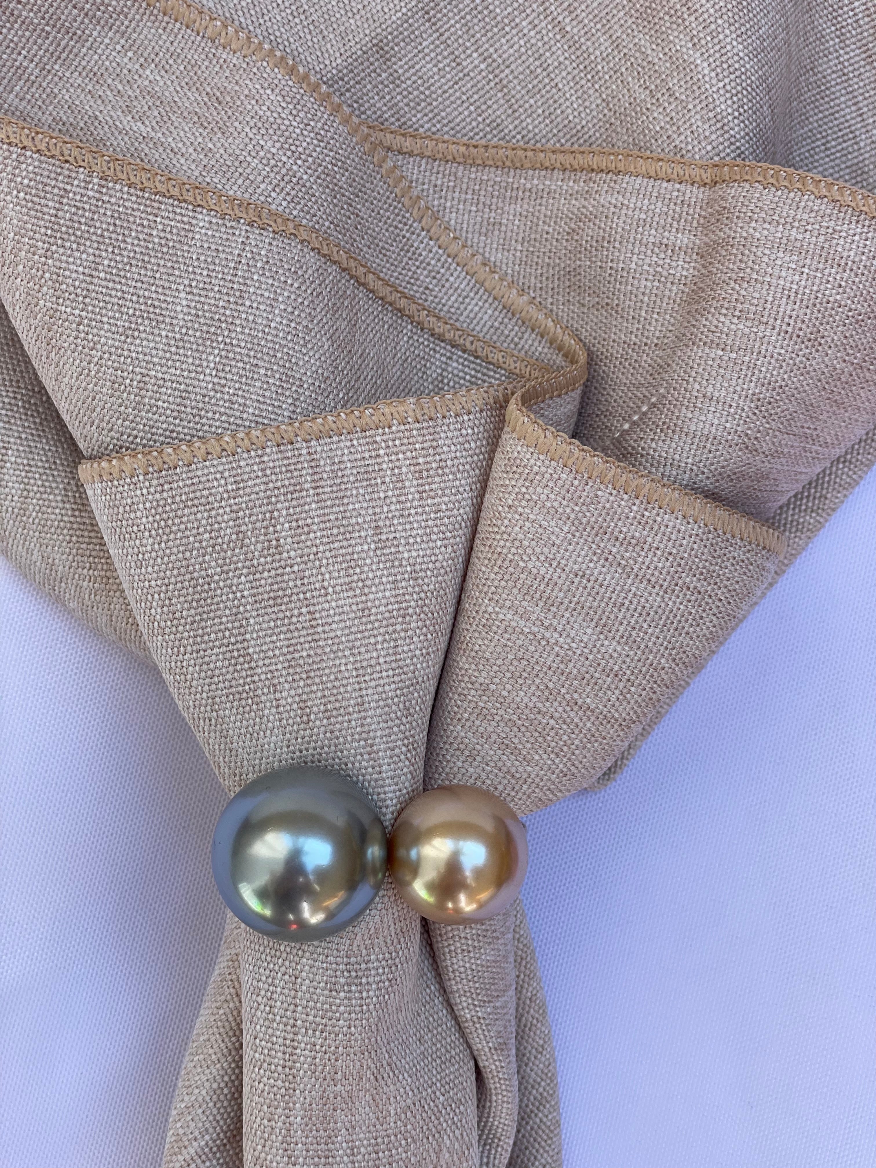 Pearl Ring - Set of 6 - Available in 6 colors
