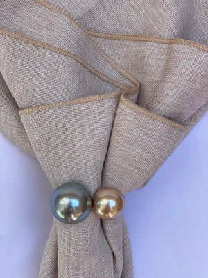 Pearl Ring - Set of 6 - Available in 6 colors