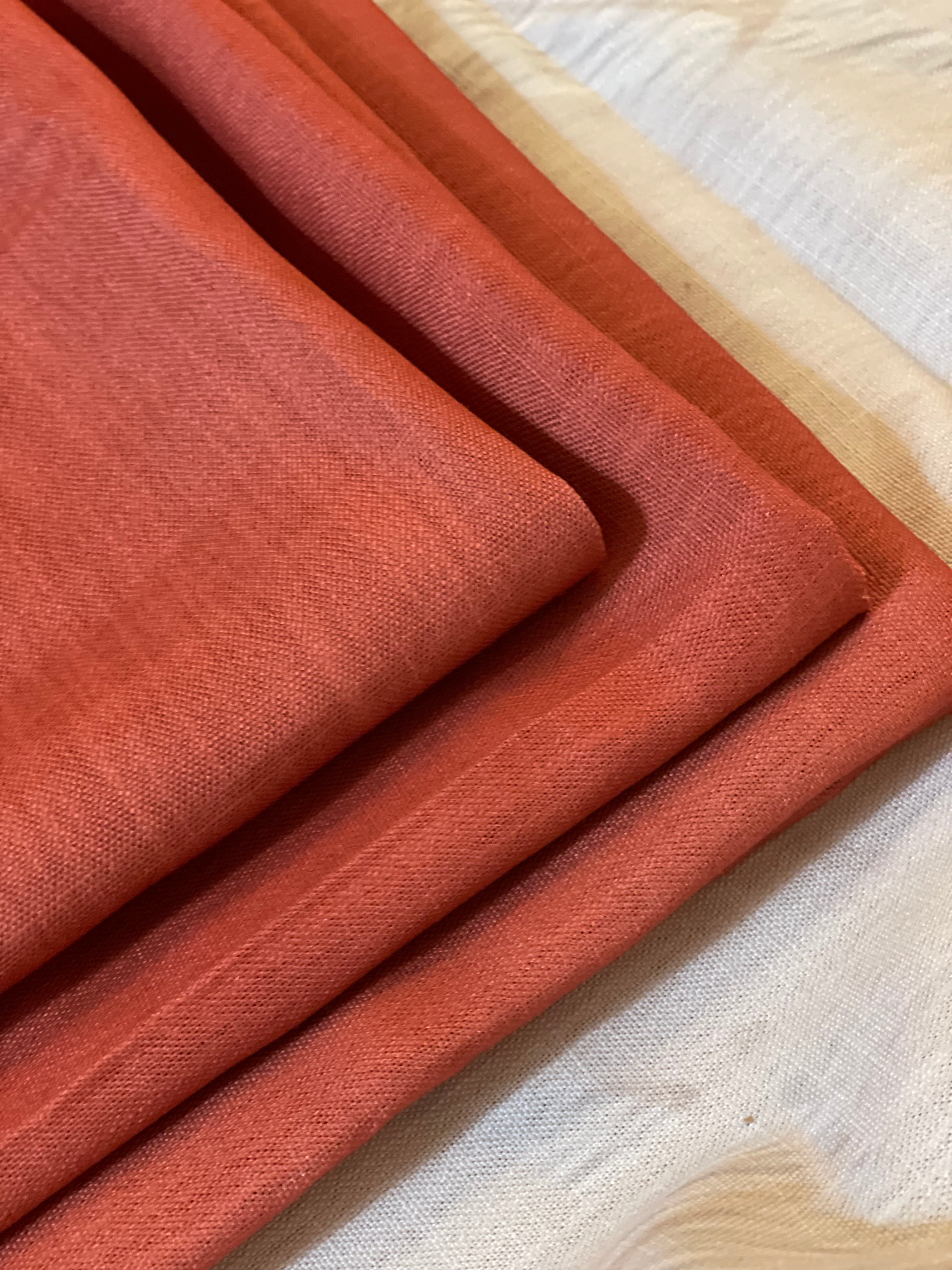 Red Clay Burlap Napkins (Pack of 6)
