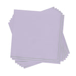Luxe Party NYC Napkins 20 Beverage Napkins - 5" x 5" Lavender with Silver Stripe Paper Napkins - 3 available sizes
