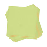 Luxe Party NYC Napkins 20 Lunch Napkins - 6.5" x 6.5" Lime with Gold Stripe Paper Napkins - 3 available sizes