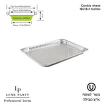 Luxe Party Chargers 100pk Aluminum Foil Cookie Sheet 18x13x1" 70g