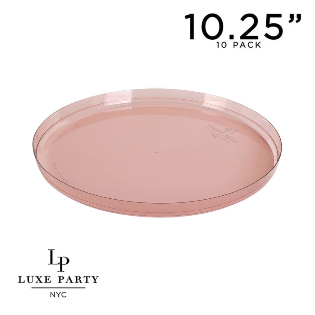 14 Oz. Round Clear • Gold Plastic Bowls  10 Pack - Luxe Party NYC –  Elegance - Fine Tableware