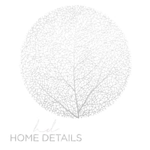 Tree Placemats Round Tree Laser Cut Placemat in Silver
