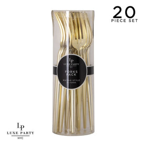 Chic Chic Forks Chic Round Gold Forks | 20 Pieces