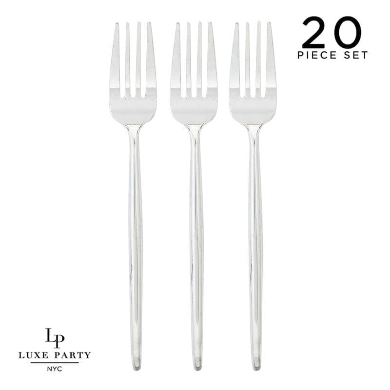 Chic Chic Forks Chic Round Silver Forks | 20 Pieces