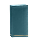 Luxe Party NYC Napkins 16 PK Teal with Gold Stripe Guest Paper Napkins